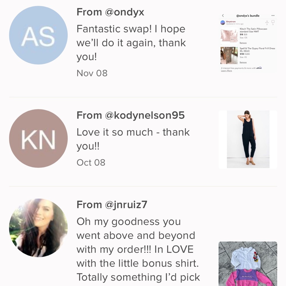 💜TRADE REVIEWS💜